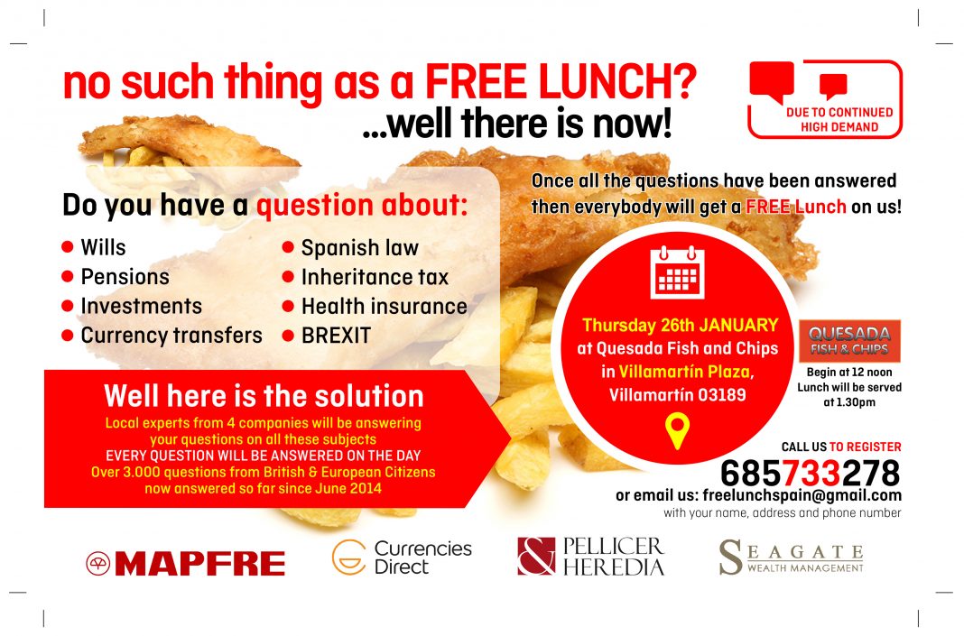 Answers and Free Lunch in Spain