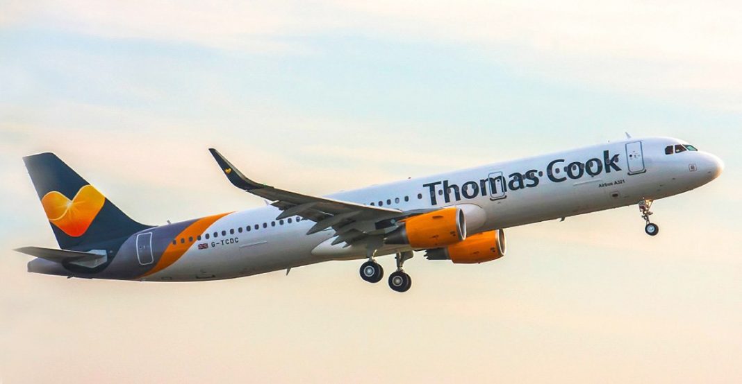 Pilots at British Airline Thomas Cook take strike action following real-term pay cuts