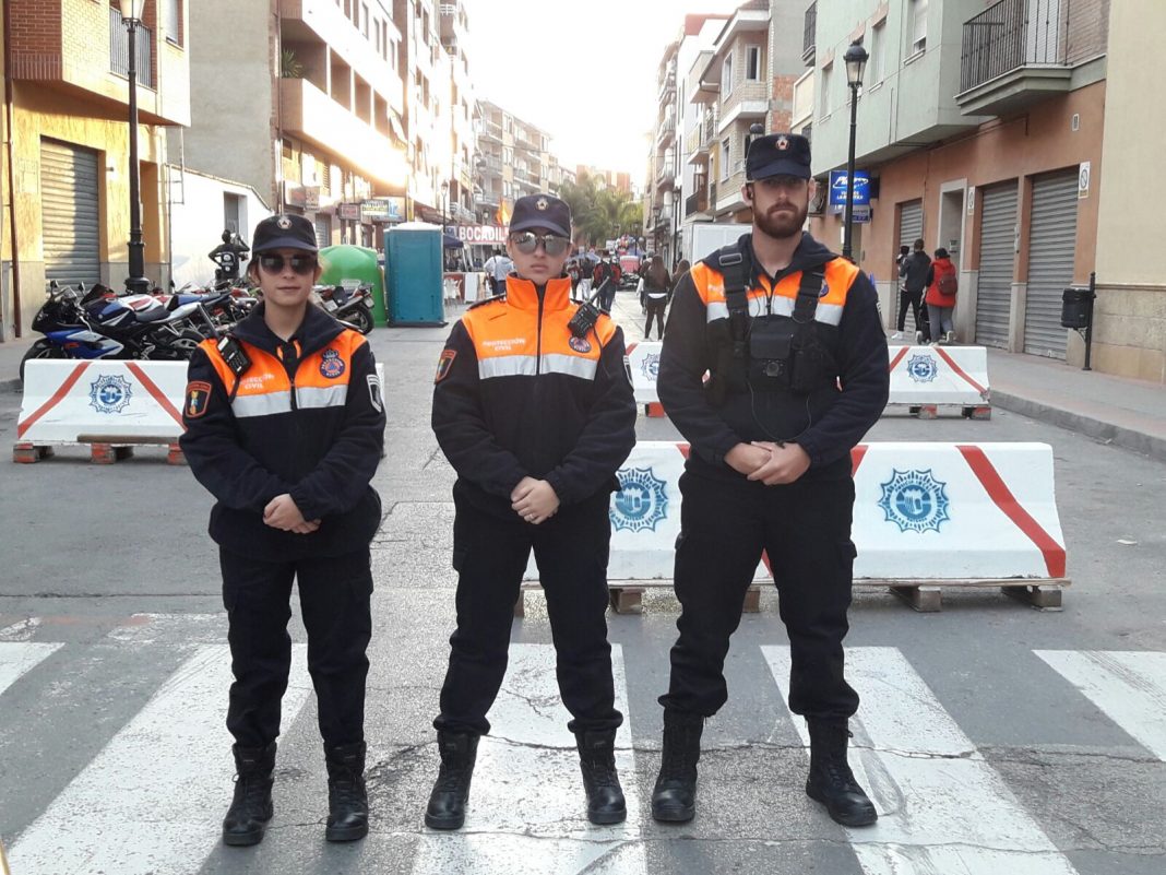 Torrevieja Civil Protection on duty at Motorcycle World Championship