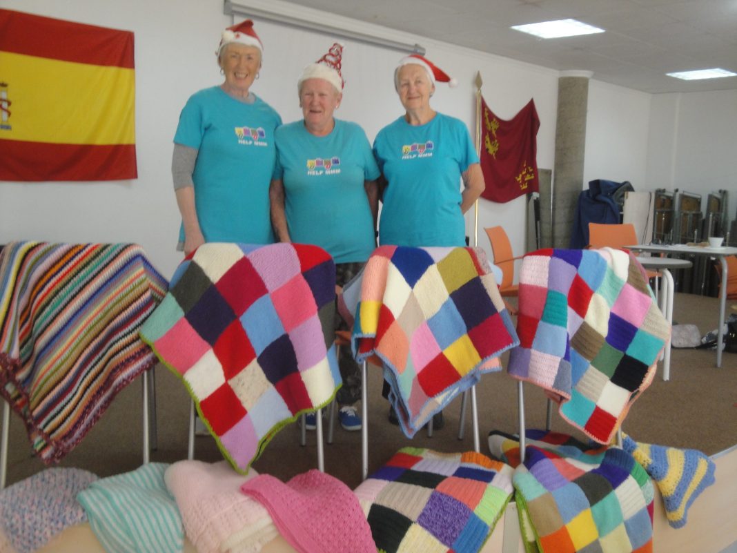 HELP ladies knit for the Red Cross