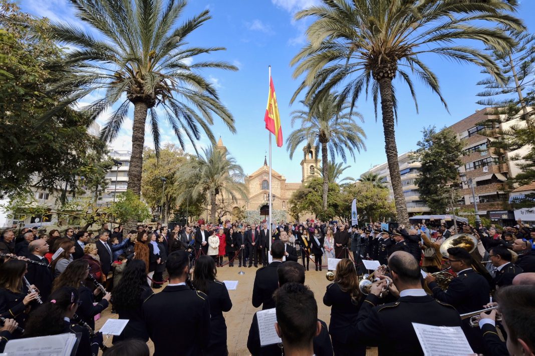 El 39 aniversario de la Constitución celebrated in Torrevieja