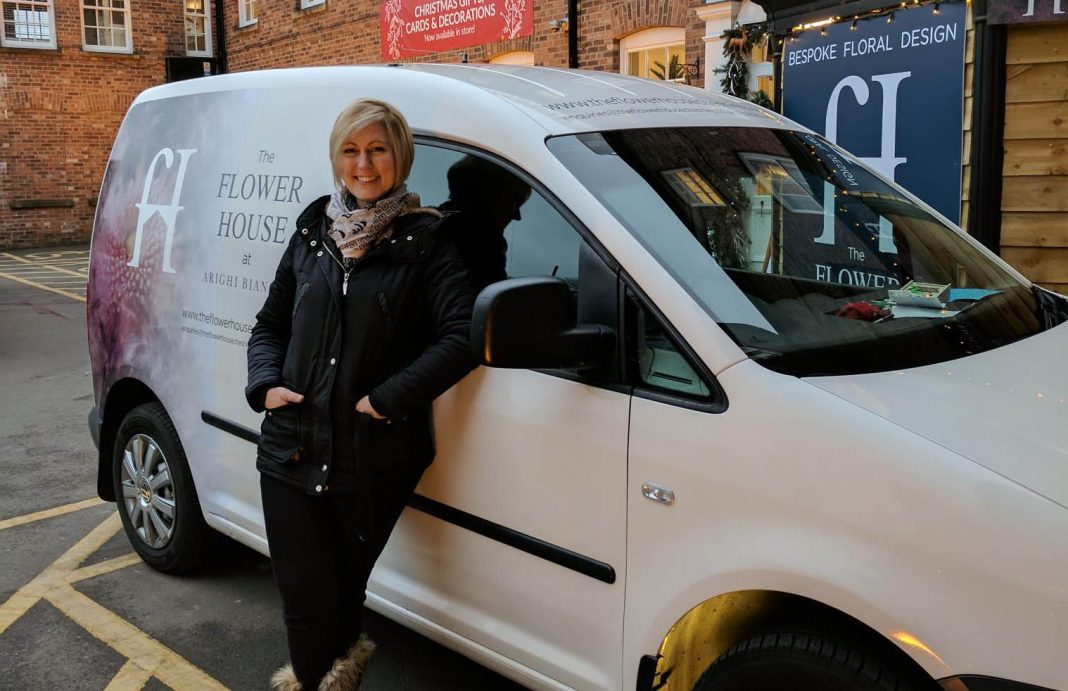 Bev Coghlan, Business owner at The Flower House, Cheshire