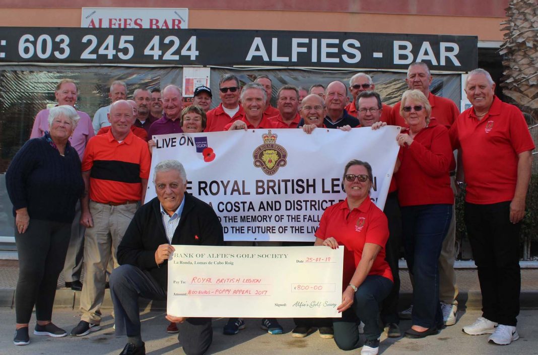 Alfies Golf Society get the RBL year of to a magnificent start