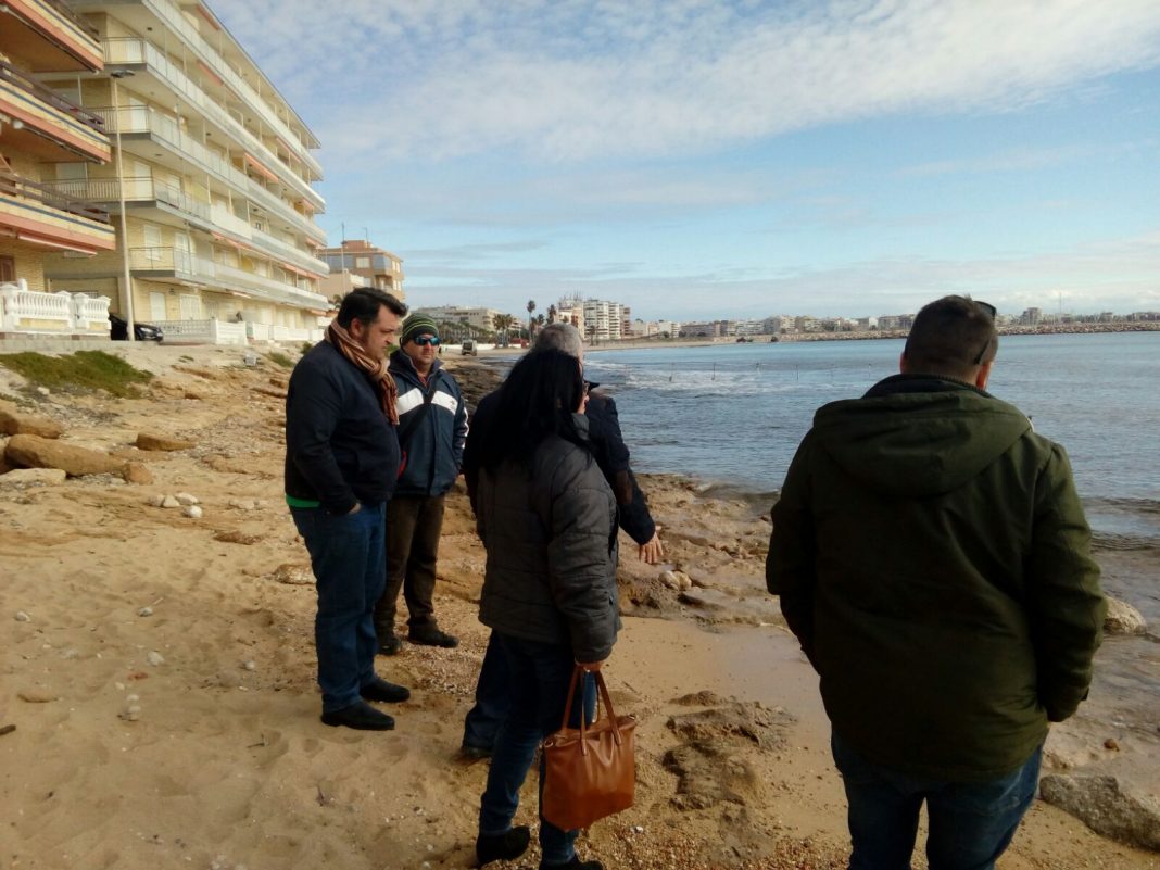 Councillors and municipal staff inspecting the locations