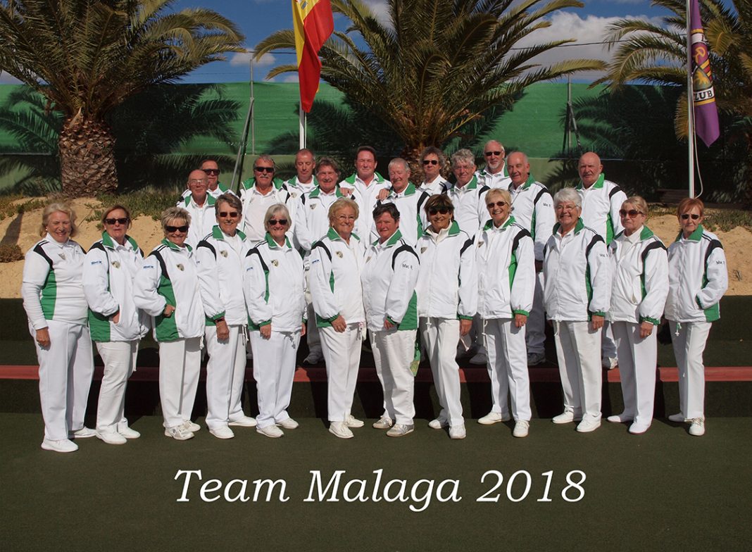 The squad from Malaga