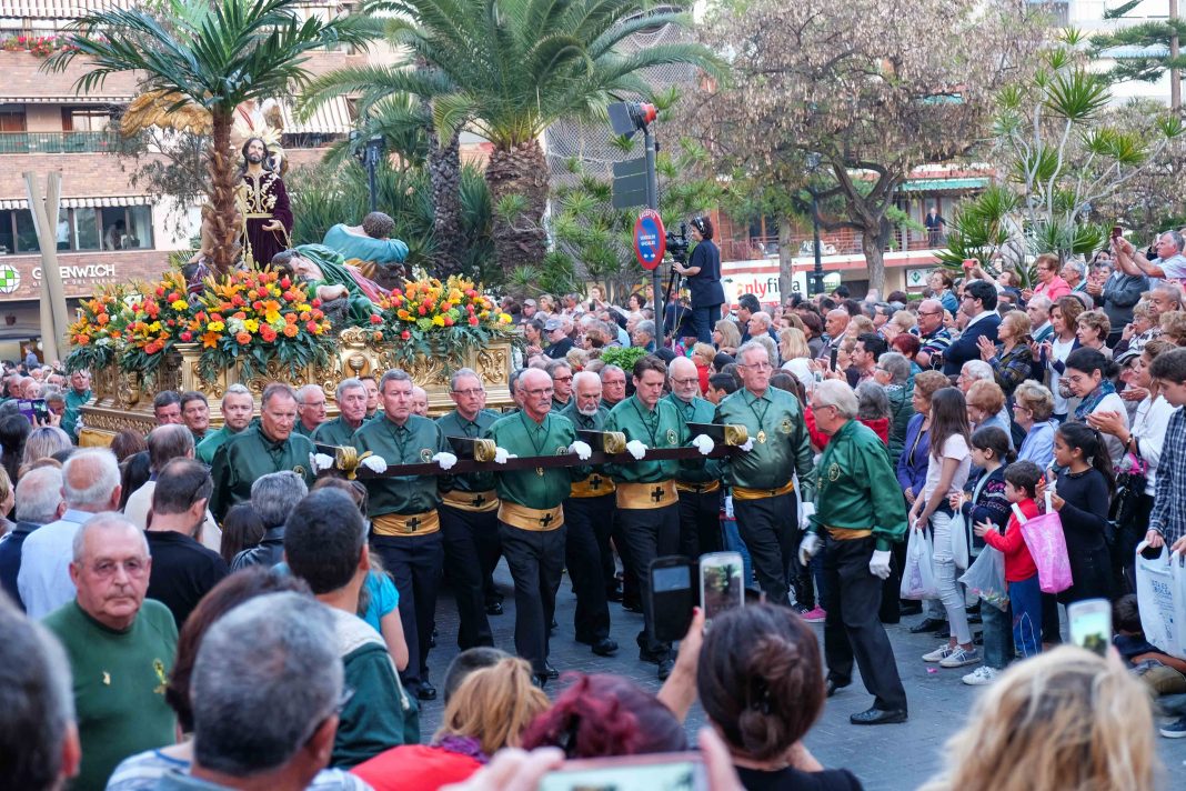 The International Cofradia during Semana Santa in Torrevieja