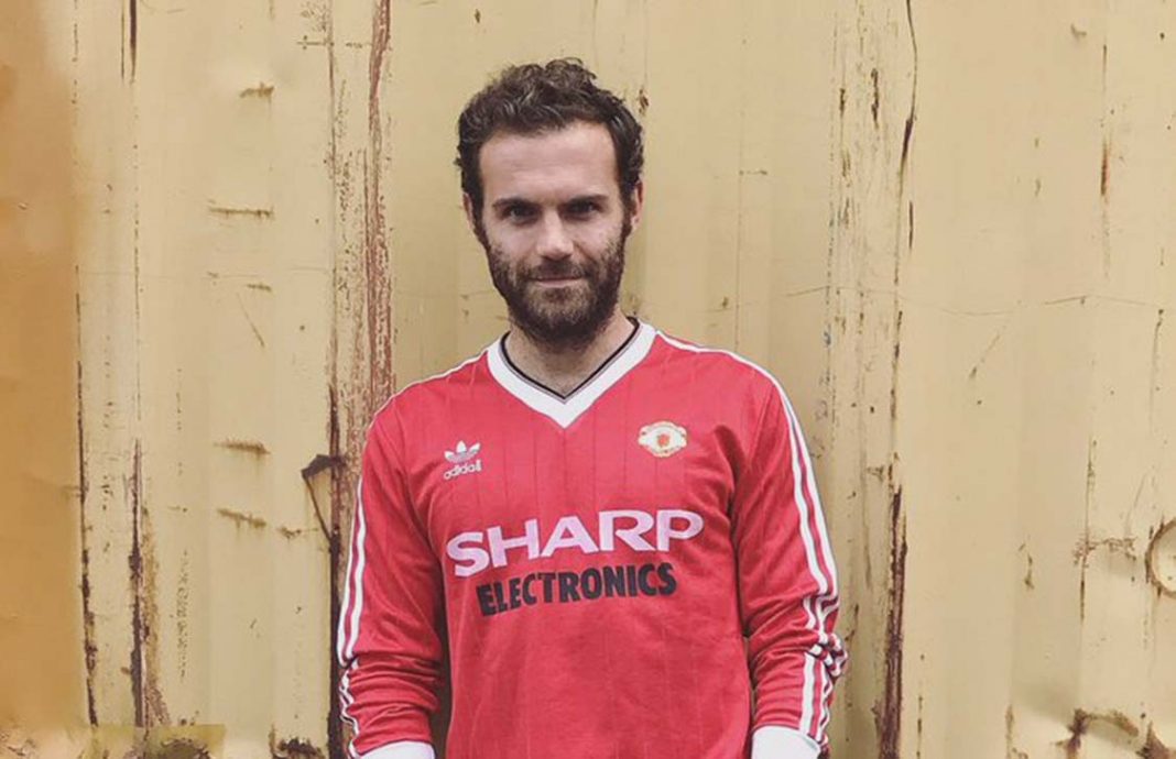 Juan Mata of Manchester United and Spain