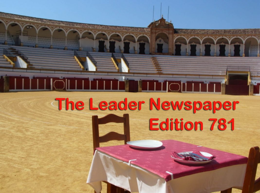 Edition 781 of the Leader Newspaper.
