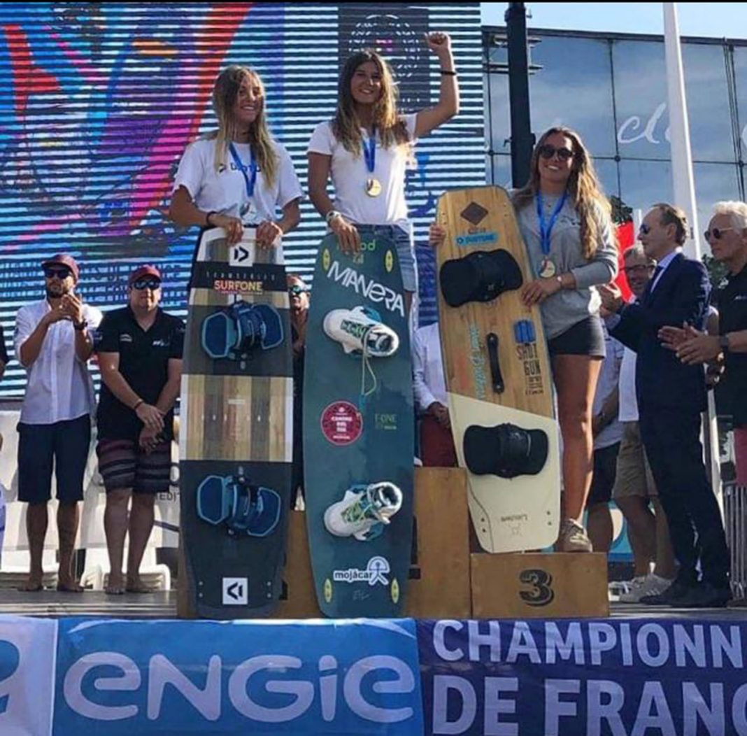 YOUNG MOJAQUERA SPORTSWOMAN OSAÏA REDING WINS FRENCH KITE SURF CHAMPIONSHIP