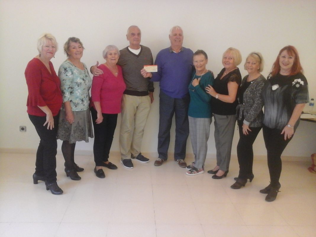 Campoverde Theatre Group Donate to Alzheimers Torrevieja