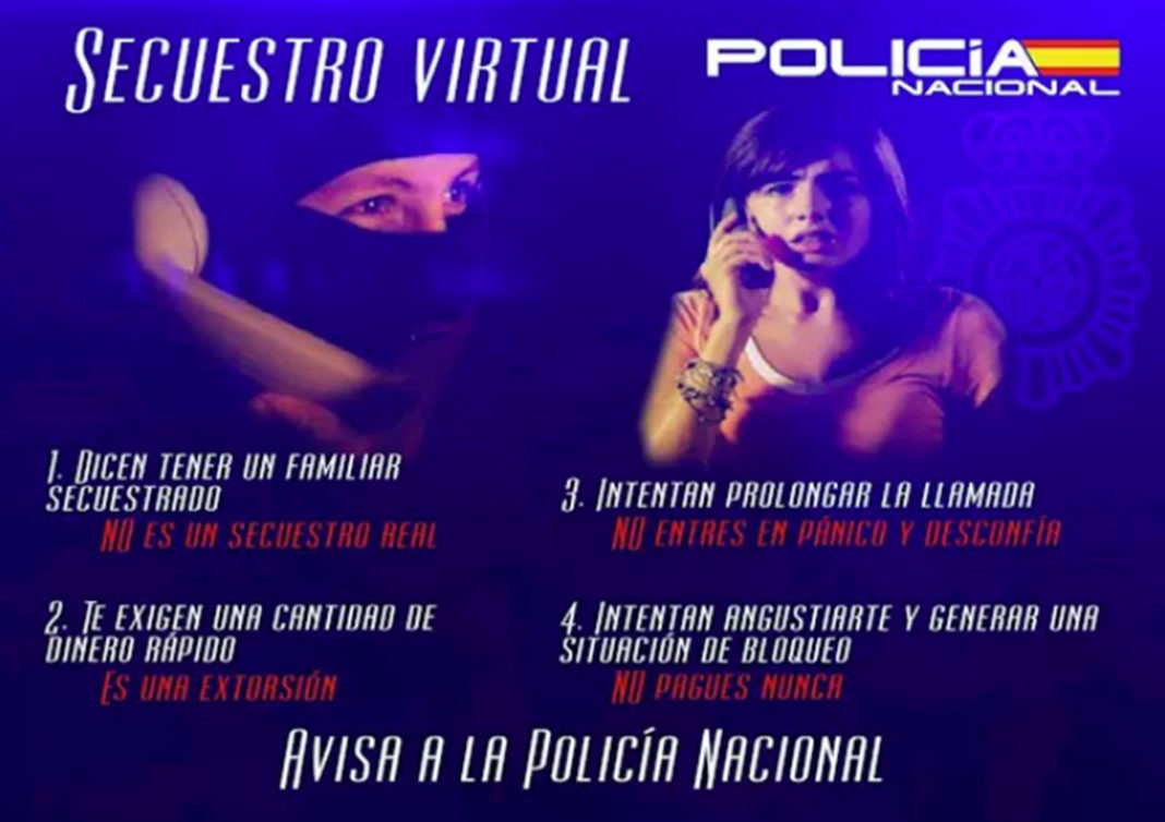 Police prevent a mother from paying 10,000 euros in virtual kidnap