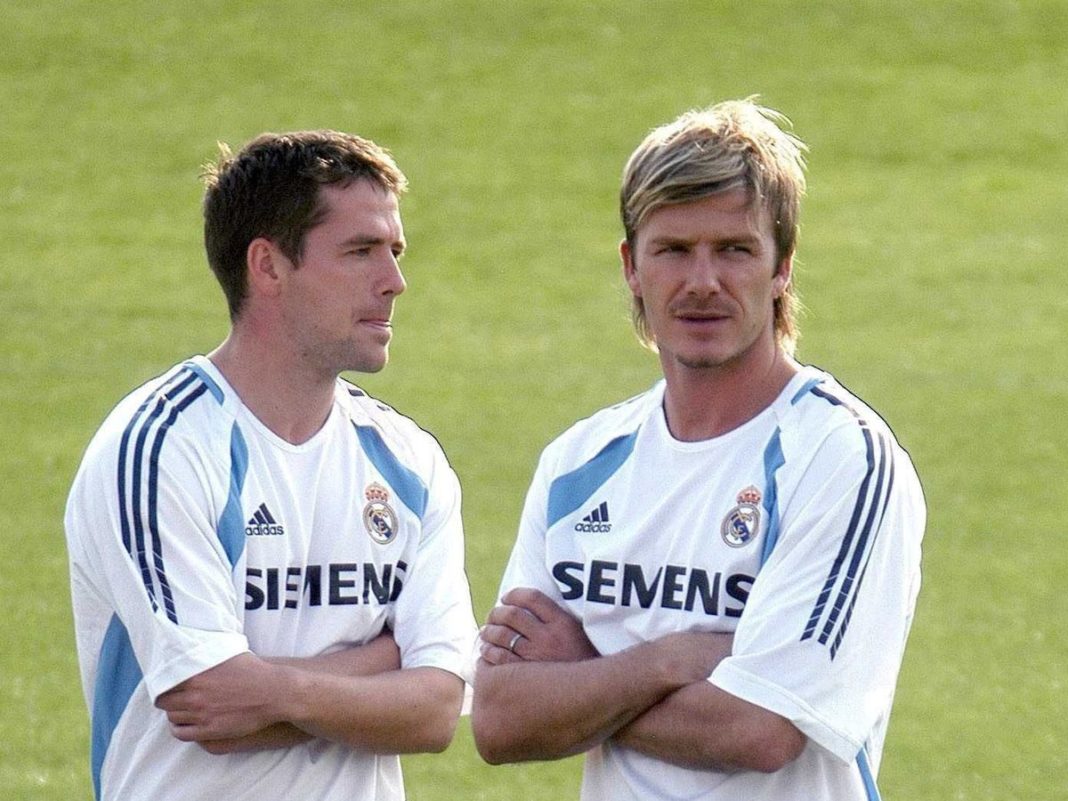David Beckham and Michael Owen were the big names of the mid-2000s