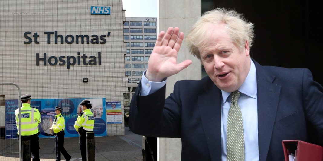 Boris leaves hospital to convalesce at Chequers