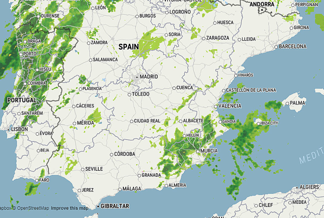 Weekend storms will continue to soak the Iberian Peninsula