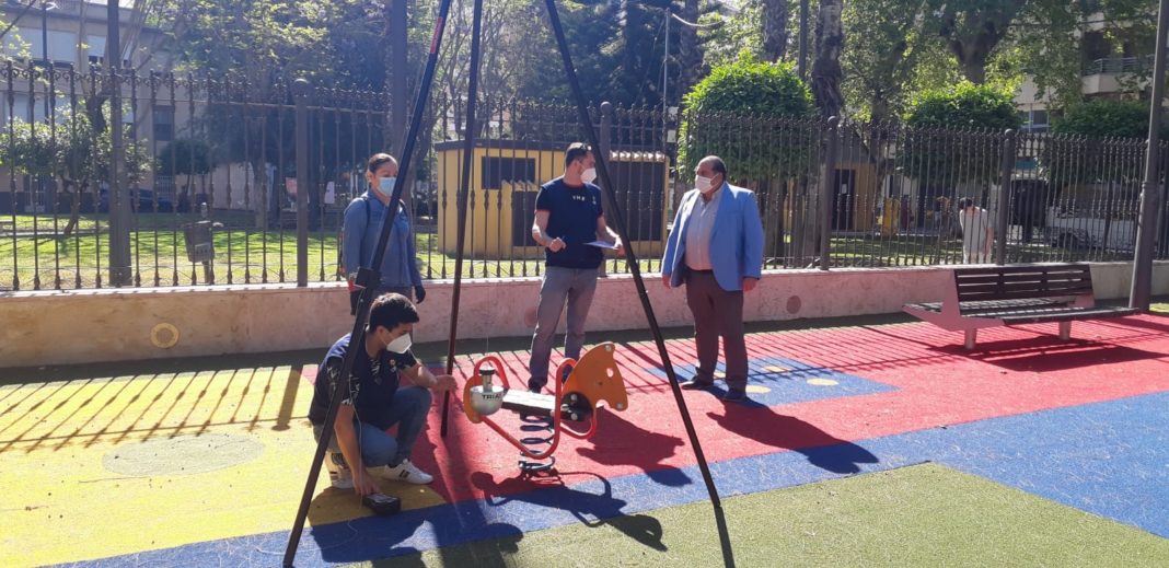 Inspection of playgrounds in the municipality of Orihuela