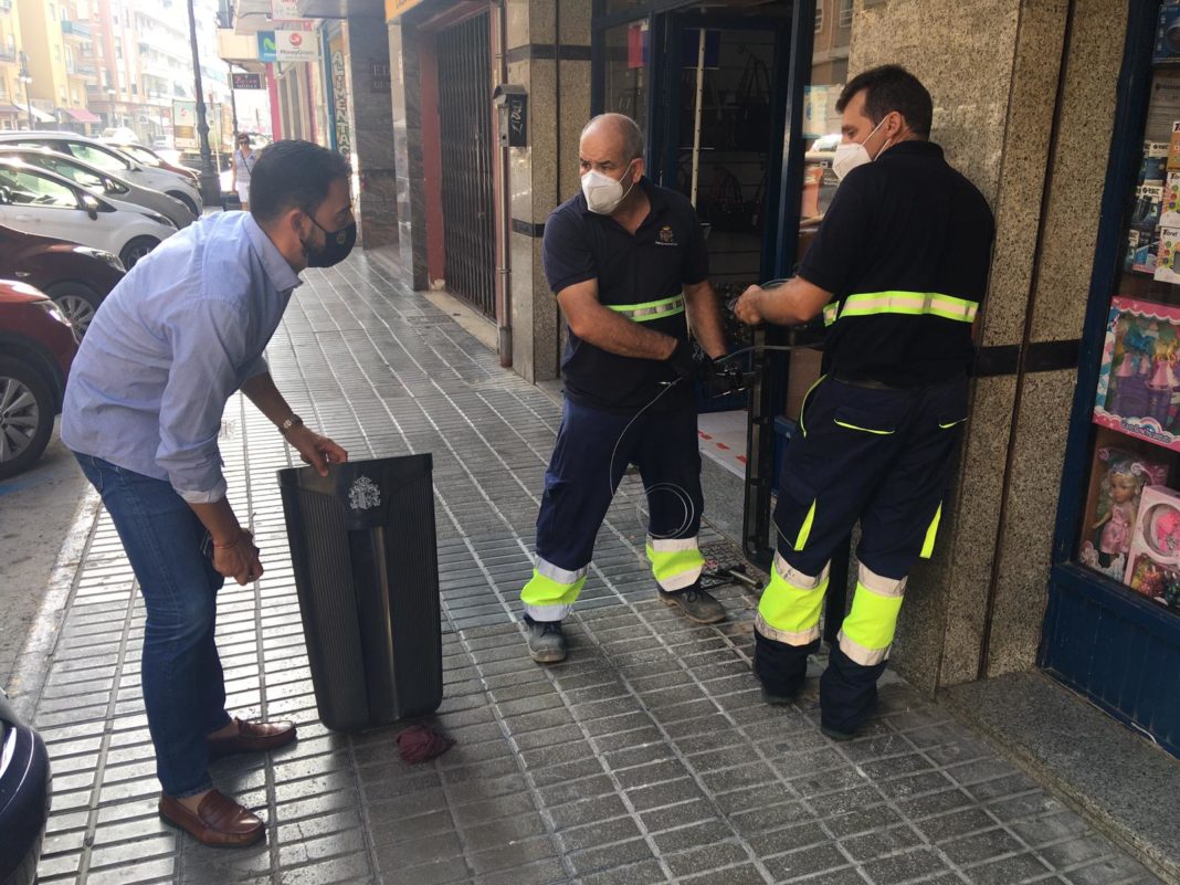 Almost 200 new bins on the streets of Orihuela