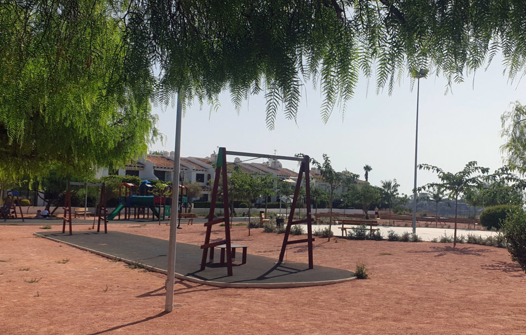 The children's playground at Aguamarina
