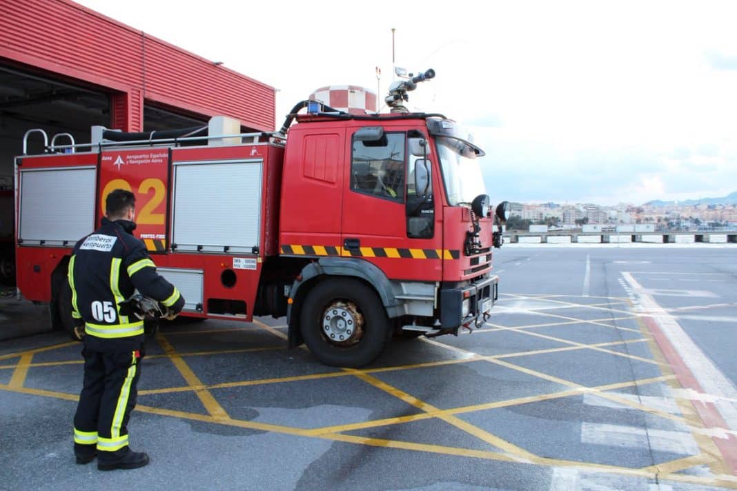 Problems with the braking system that saw emergency fire services awaiting the aircraft arrival.