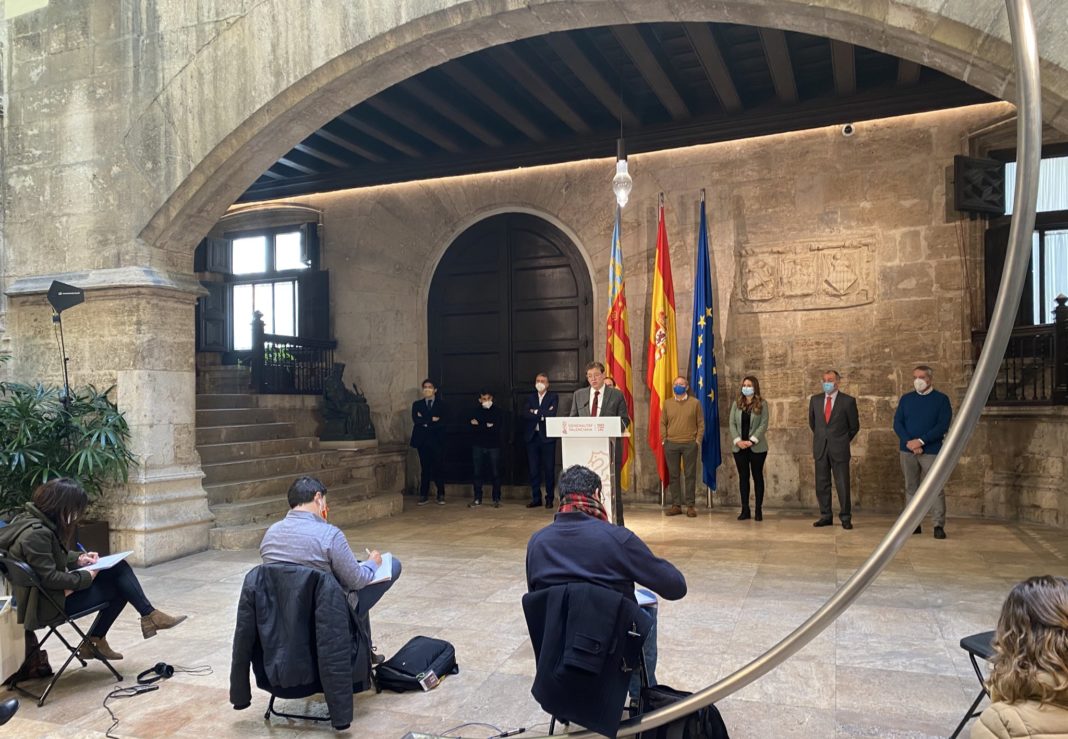 Ximo Puig announces a 340 million euro rescue plan