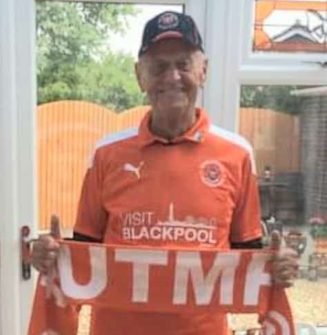 Blackpool FC top fan David Pritty ahead of May 30 League One play-off Final at Wembley.