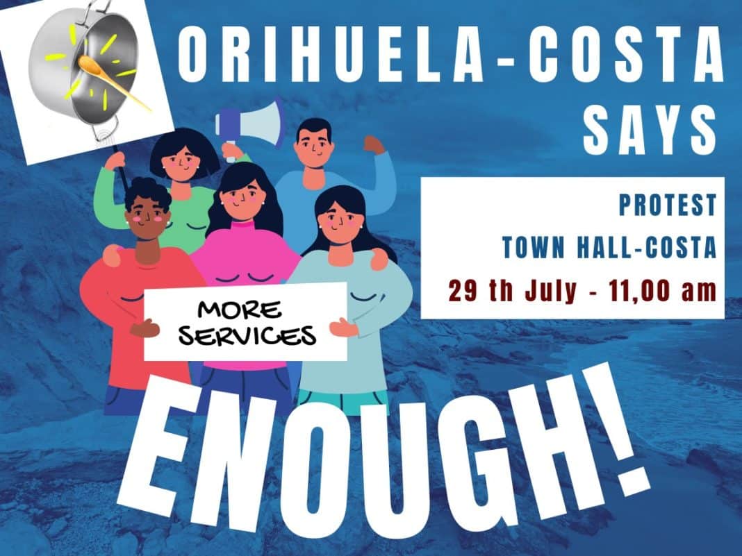 Orihuela Costa says ‘ENOUGH’.