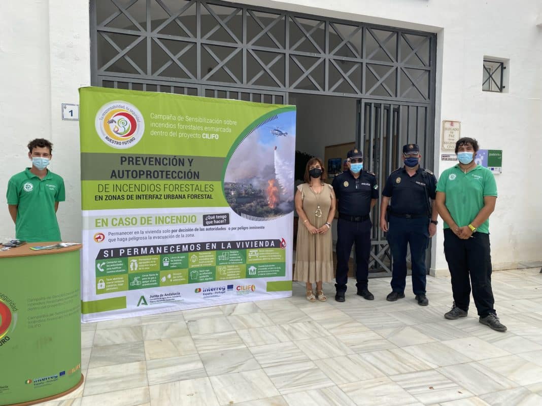 Forest fire awareness campaign in Mojácar
