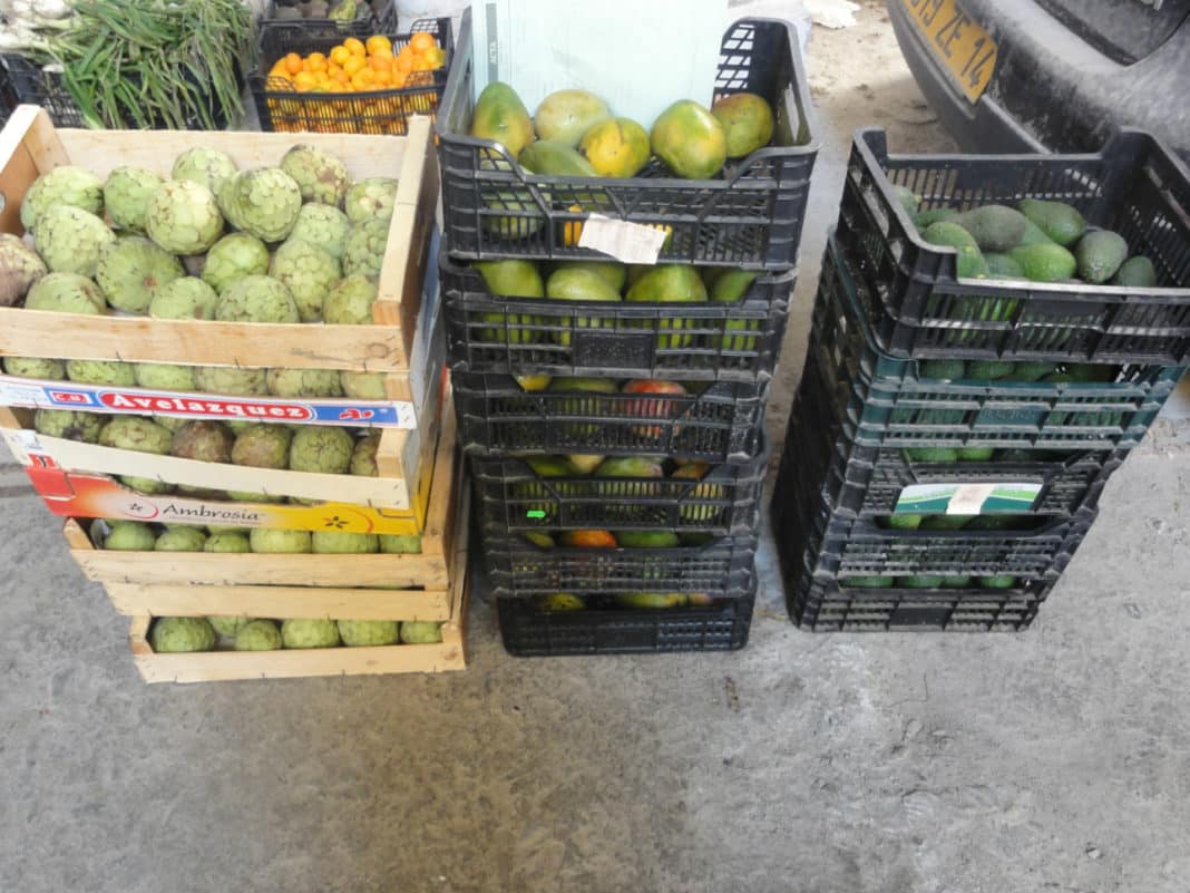 Local Police visit markets and greengrocers to trace stolen fruit