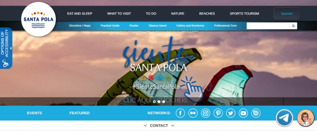 Santa Pola Improving Website Accessibility