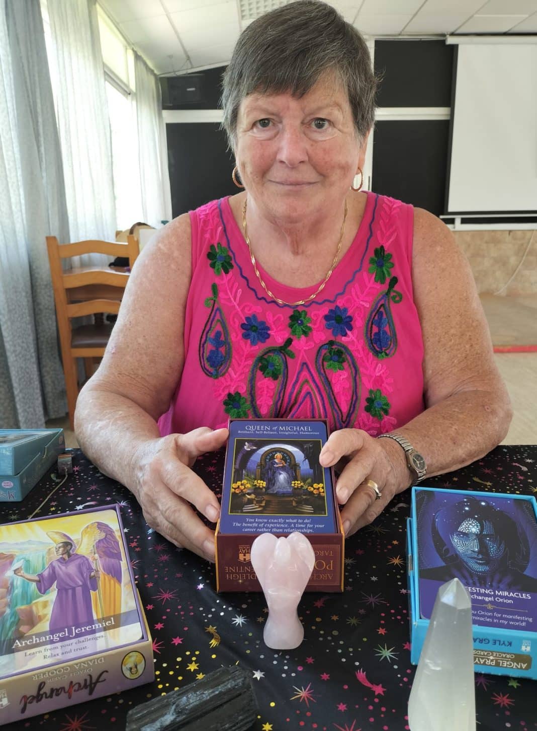 Local resident, freelance writer and clairvoyant Sandra Piddock
