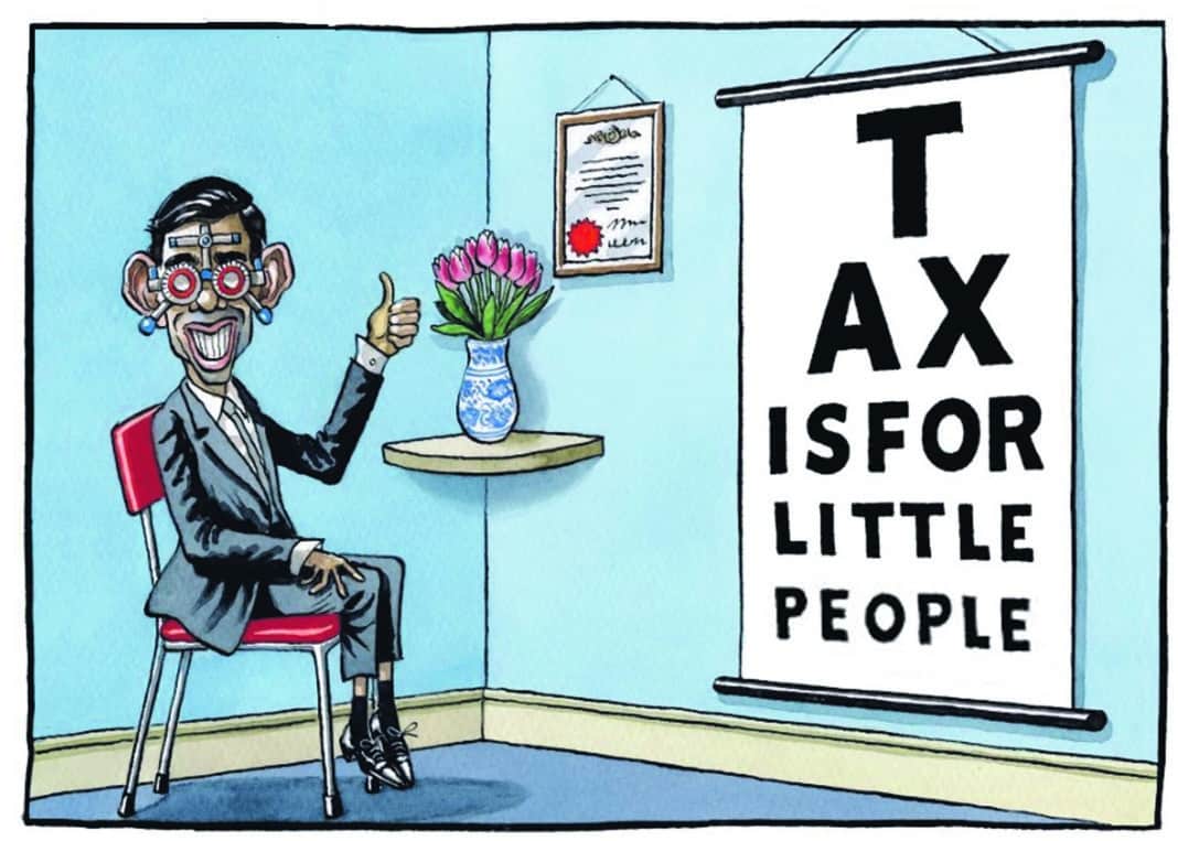 Tax is for the little people