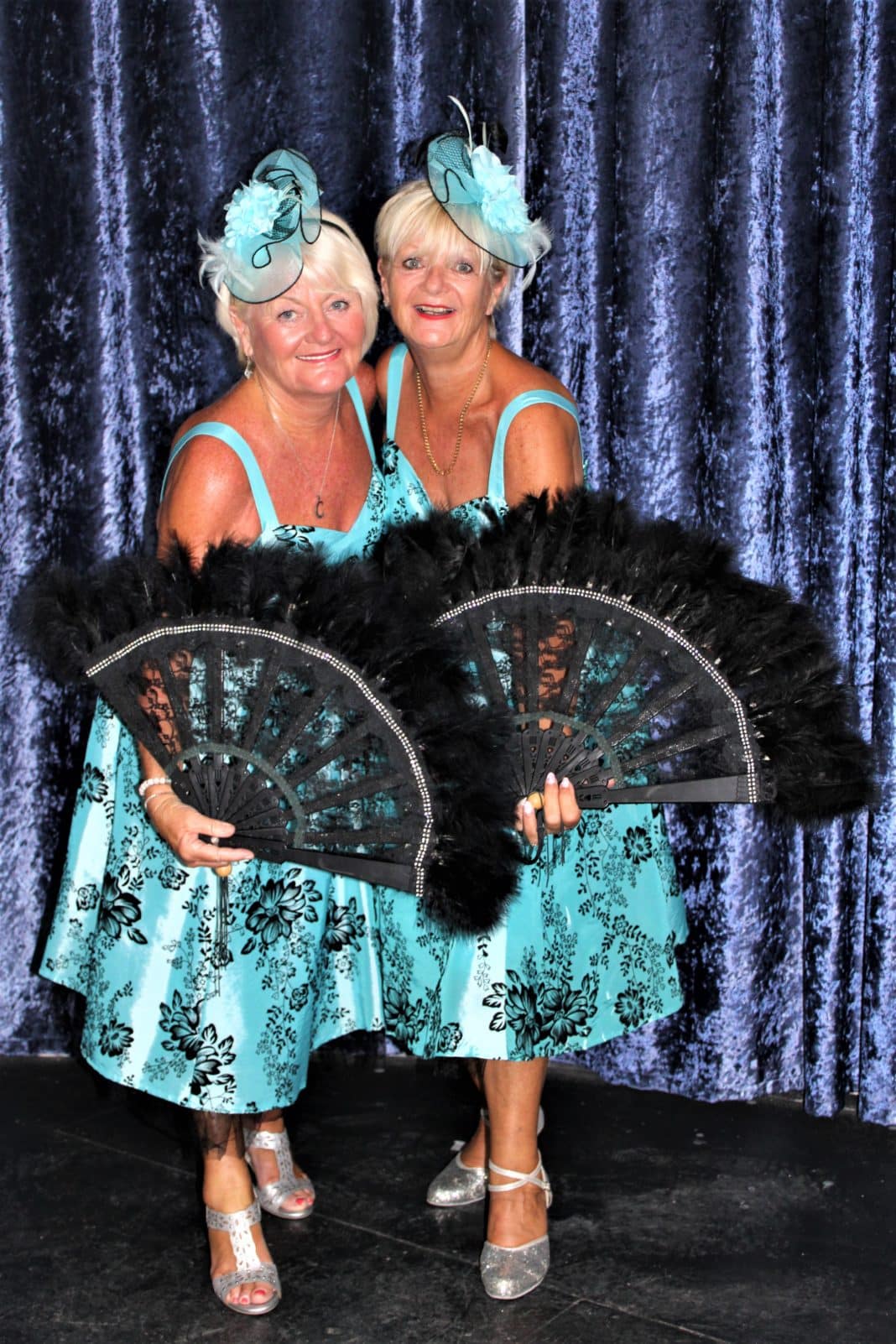 Pictured are Carol Spence and Julie Cartwright who will be performing the number ‘Sisters’ from the musical White Xmas