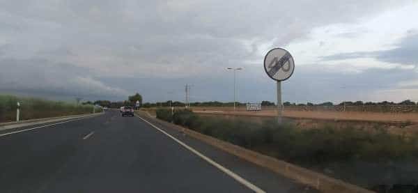 N-332 Cabo Roig 10 - Roundabout exit