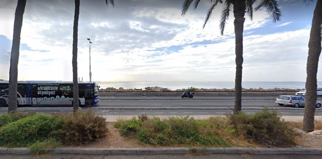 Avda de Elche in Alicante where the accident ocurred