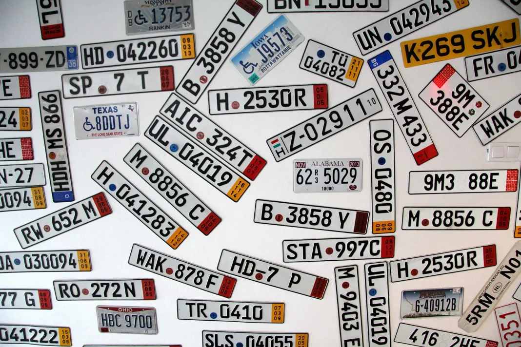 Number plates of the future