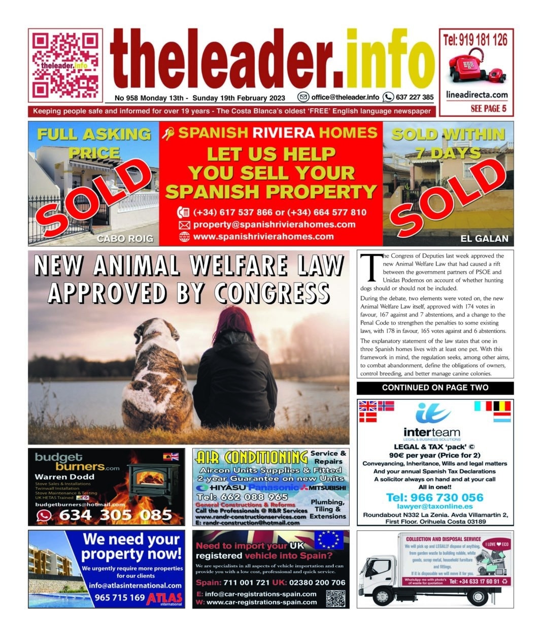 The Leader Newspaper 13 February 23 – Edition 958