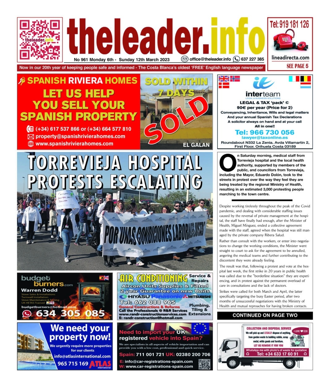 The Leader 6 March 2022 – Edition 961