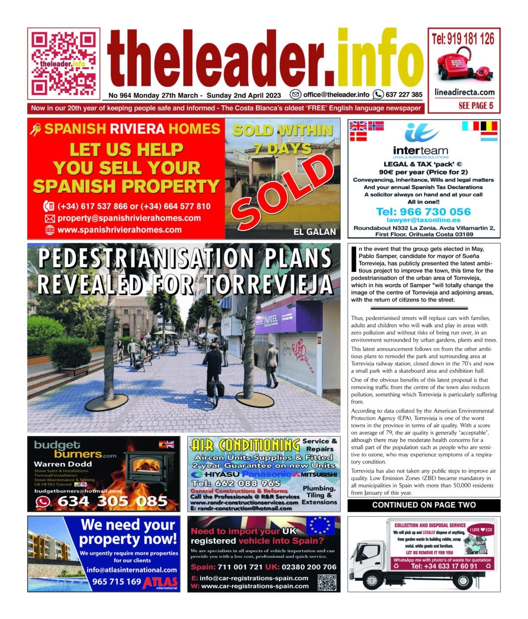 The Leader Newspaper 27 March 2023 – Edition 964