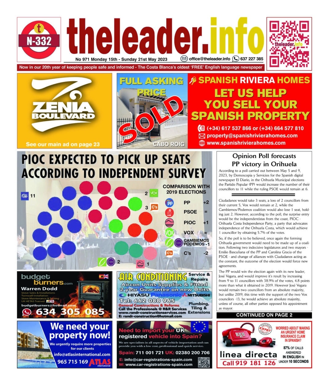 The Leader Newspaper 15 May 23 – Edition 971