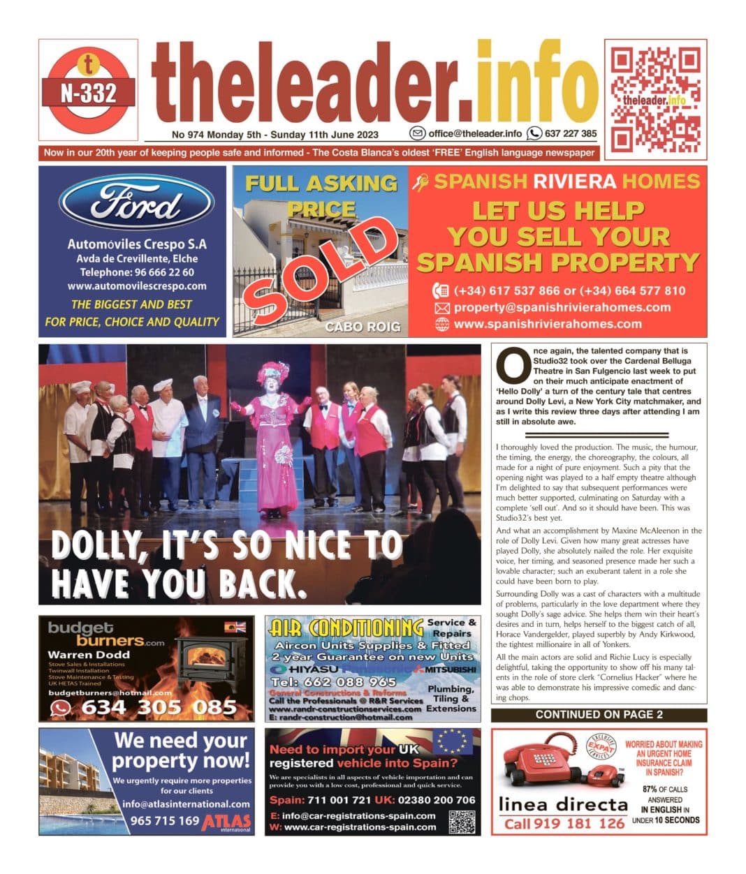 The Leader Newspaper 5 June 23 – Edition 974
