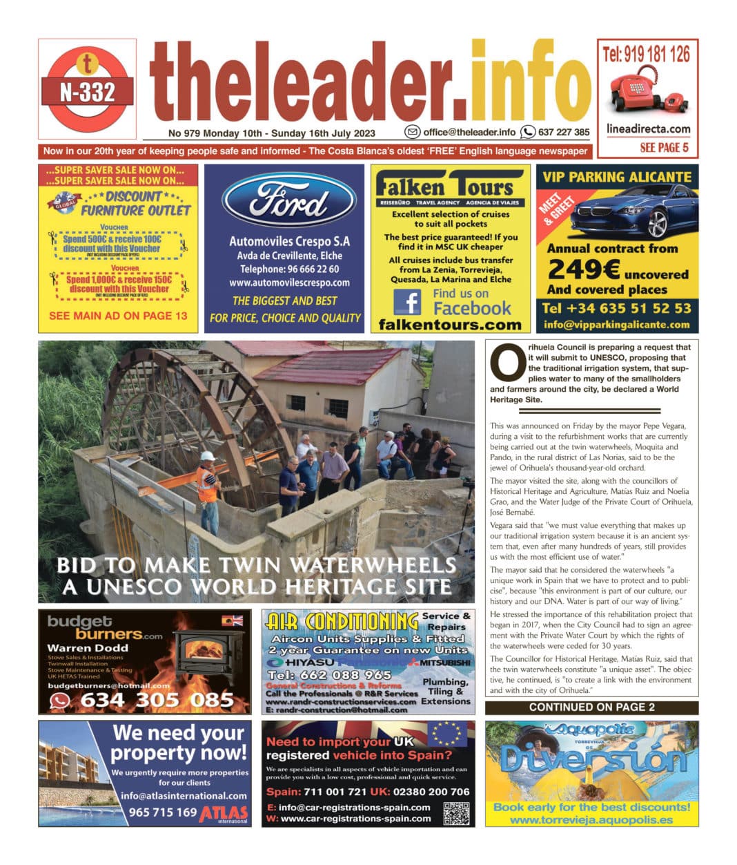 The Leader Newspaper 10 July 23 - Edition 979