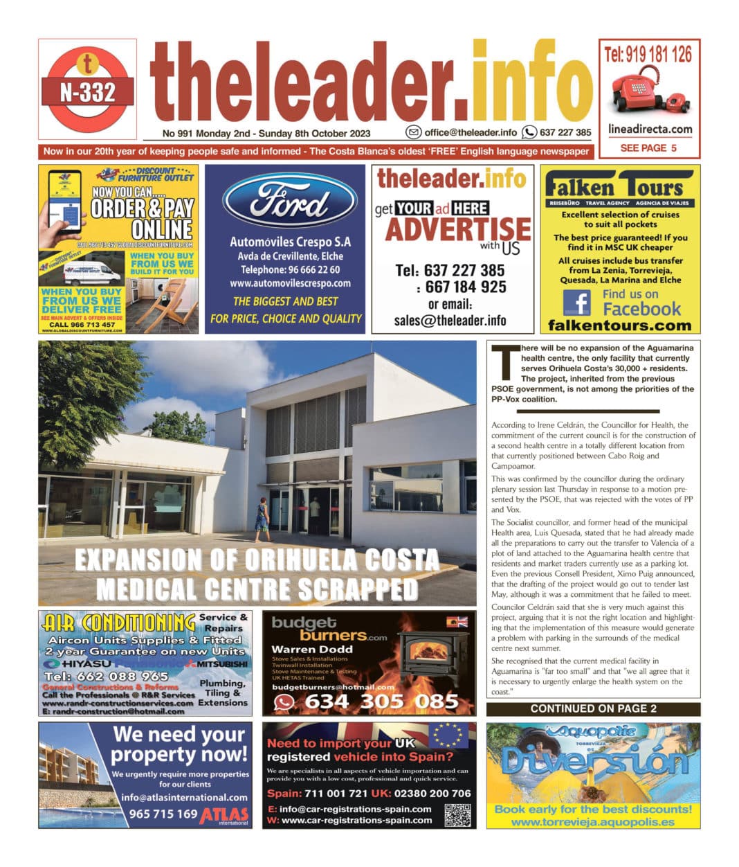 The Leader Newspaper 02 October 2023 – Edition 991
