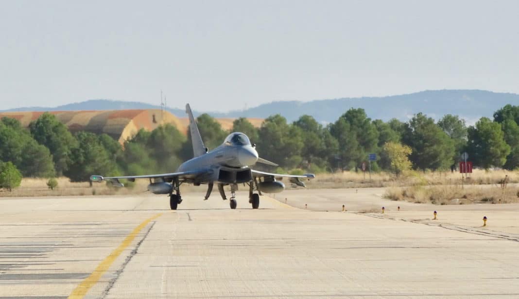 Eurofighter Typhoon FG4 at NATO's Albacete airbase