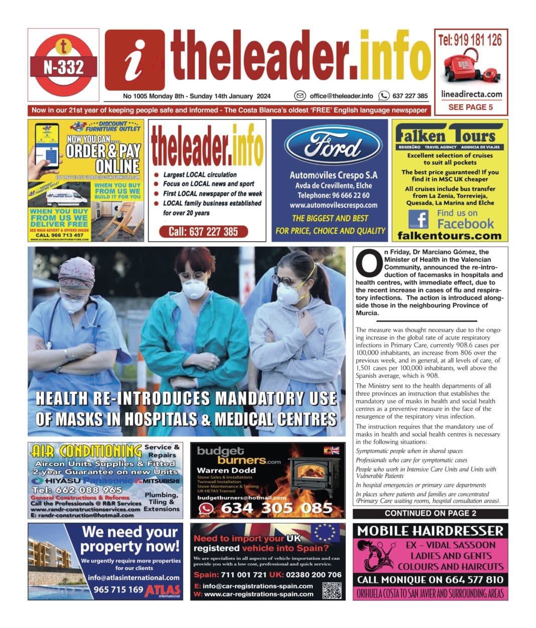 The Leader Newspaper 8 January 2024 – Edition 1005