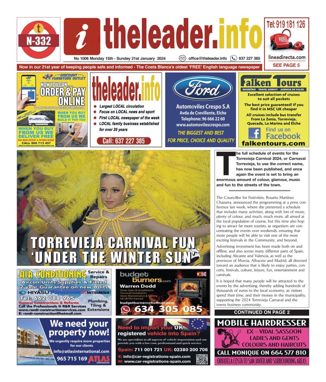 The Leader Newspaper 15 January 2024 – Edition 1006