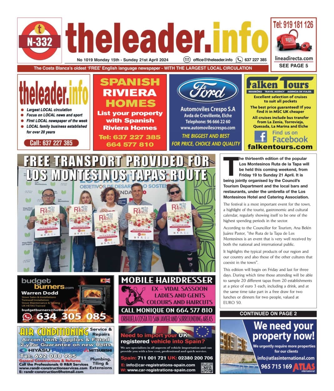 The Leader Newspaper 15 April 2024 – Edition 1019