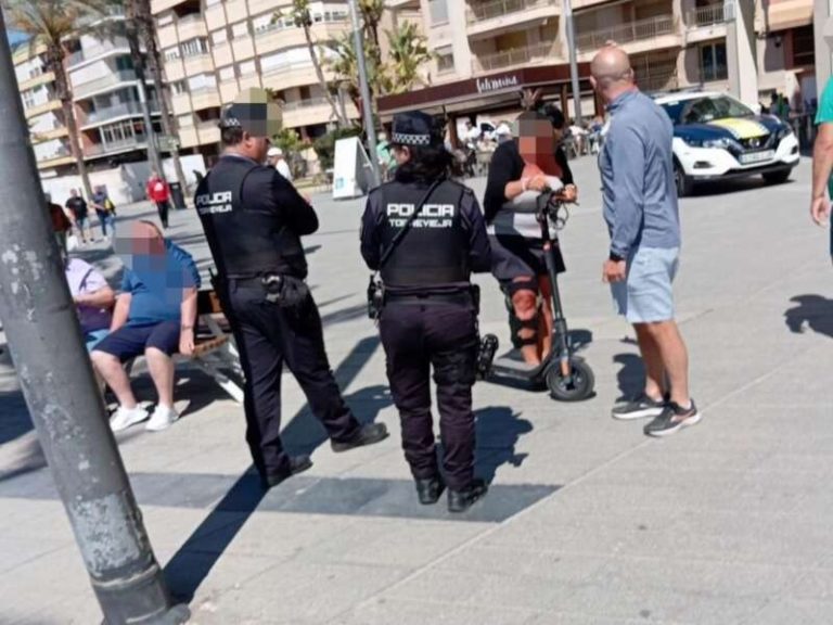 Torrevieja Police Continue E-scooters Clampdown