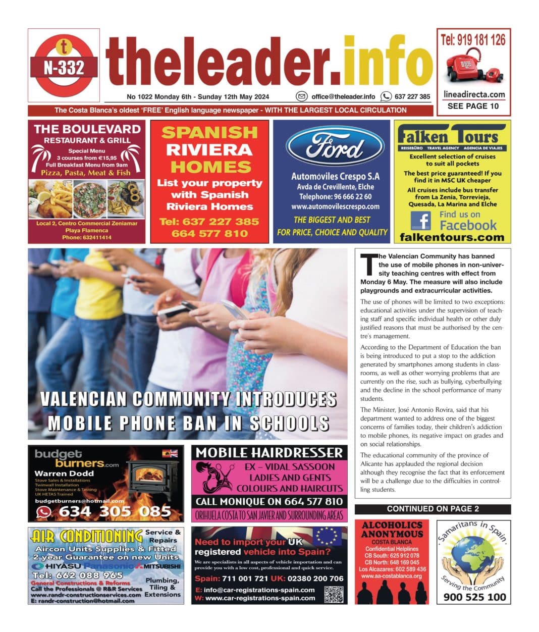 The Leader Newspaper 6 May 24 – Edition 1022