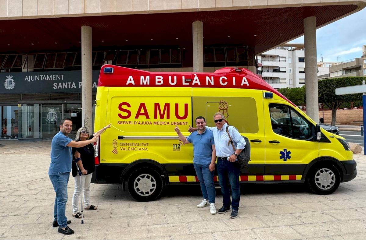 Santa Pola recibe refuerzo de ambulancias de verano
