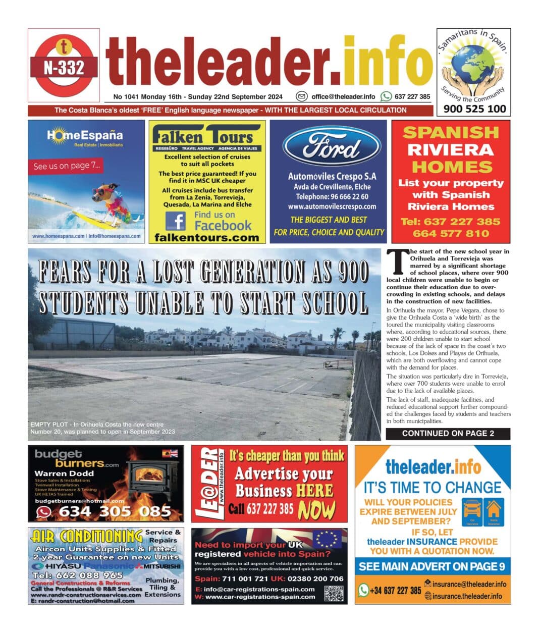 The Leader Newspaper edition 1041