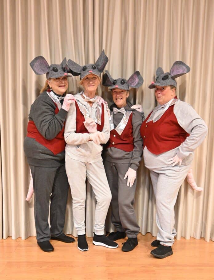 The “Rat Pack” (Pictured L to R Alison Clough; Janet Doel-Williamson; Wendy Squires and Jane Pritchard).